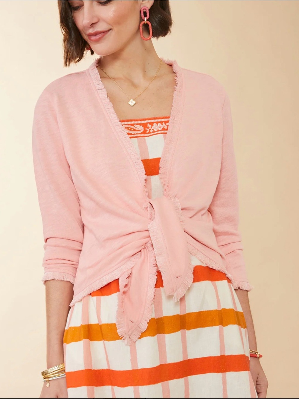 Spartina 449 Clara Convertible Cardigan Blossom - Picture 7 of 7